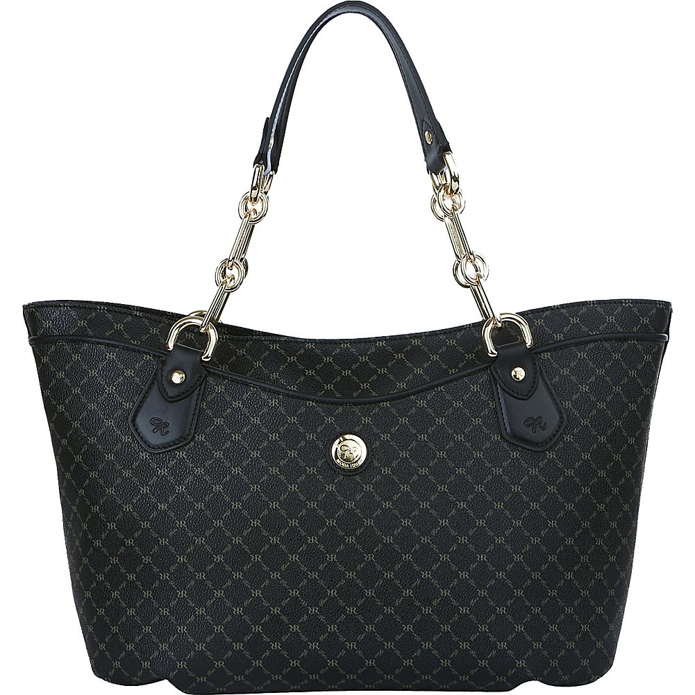 Rioni Signature Print Chain-Handled Canvas Tote