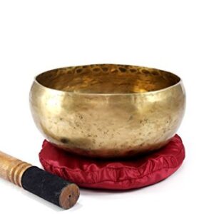 Tibetan Singing Bowl Set - 4th Chakra F (7 Inch)