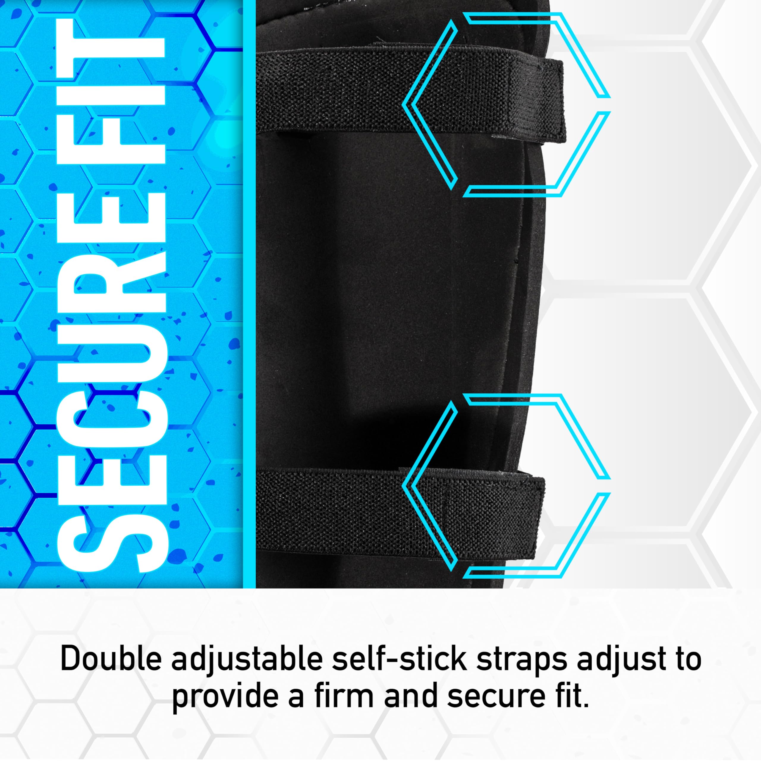 Franklin Sports Soccer Shin Guards for Youth + Adults - Superlight Shin Guards for Men, Women + Kids - (2) Shin Guard Set for Boys + Girls - Medium,White