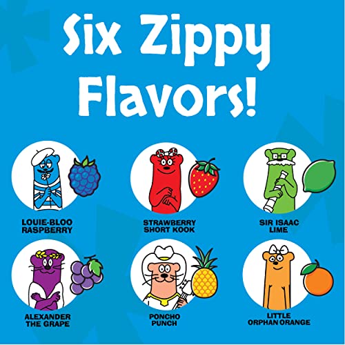 Otter Pops, Original Assorted Freezer Pops, 1oz Freeze Pops in Six Zippy Flavors, 100 Count, (85100)