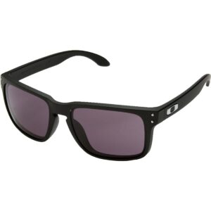 oakley holbrook sunglasses matte black/warm grey, one size