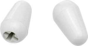 fender stratocaster switch tips - white