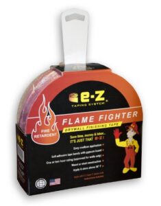 e-z taping system 99251 250-feet x 1.89-inch flame fighter fire retardant drywall finishing tape, 1-pack