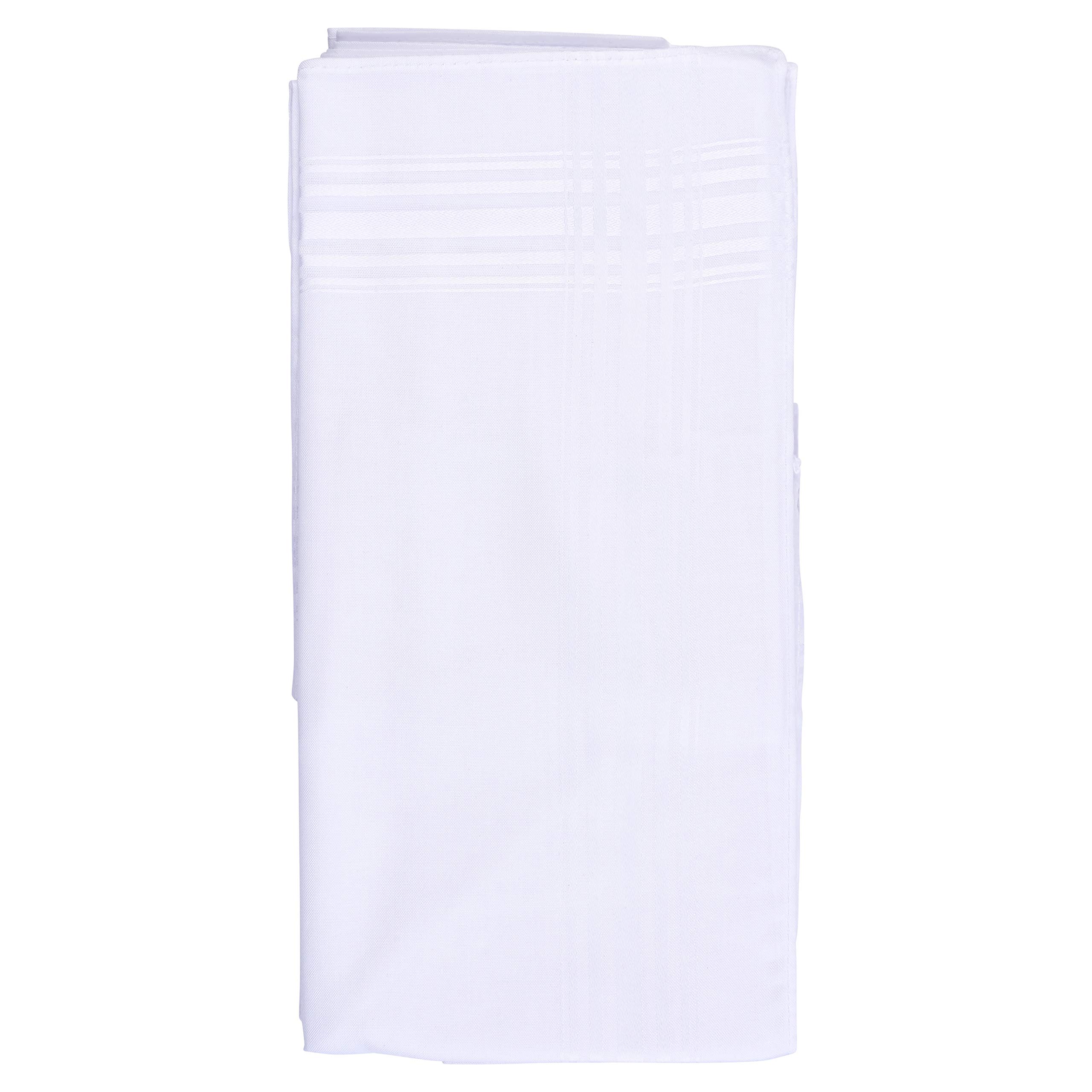 Van Heusen 13 Pack Cotton Handkerchiefs Solid White