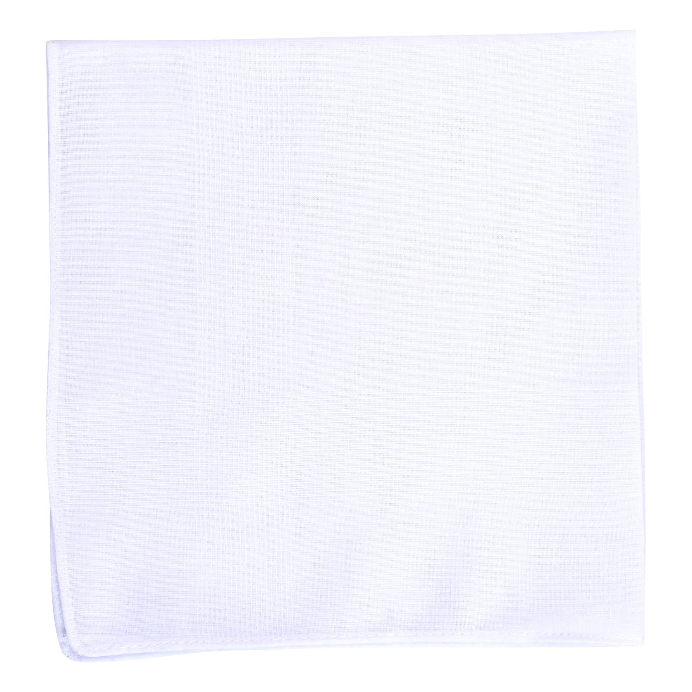 Van Heusen 13 Pack Cotton Handkerchiefs Solid White