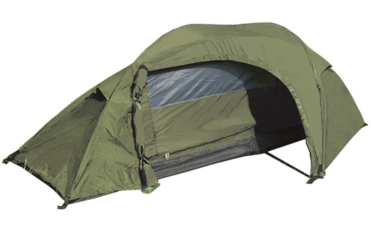 Mil-Tec Recom 1-Man Tent, Olive Green, 240 x 135 x 85 cm