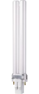 philips led 230102 energy saver pl-s 13-watt compact fluorescent light bulb, soft white, gx23 2-pin base