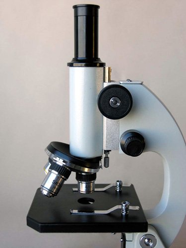 AmScope M60A-PS25 Monocular Student Compound Microscope 40X - 640X + 25 Prepared Slides