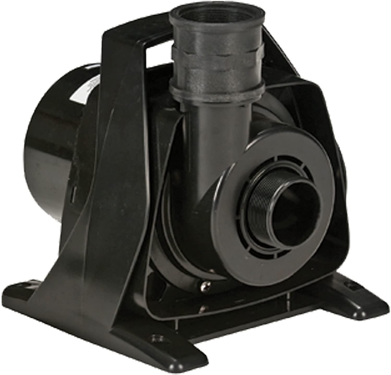 Little Giant FP9 115-Volt, 8100 GPH Wet Rotor Submersible or Inline Pond/Fountain Pump with 26-Ft. Cord, Black, 566137