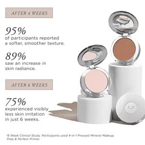 PUR Beauty 4-in-1 Pressed Mineral Makeup Powder Foundation with SPF 15 - Concealer & Finishing Compact Pressed Powder for Face - Buildable Medium to Full Coverage Foundation Powder (Blush Medium)