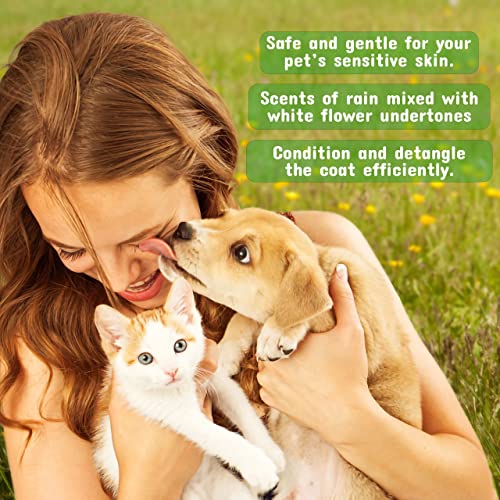 Pet Silk Rainforest Spray Cologne 11.6oz, Deodorizing Body Perfume & Condtioner, Clean/Fresh Light Florard Scent for Pet Grooming needs for Dogs, Cats and more!