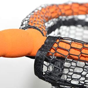 Foreverlast Inc. Generation 2 Non-Snag Floating Fishing Landing Net for Wade Fishing and Fly Fishing, G2 Pro Net, Orange