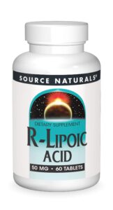 source naturals r-lipoic acid 50mg, 60 tablets