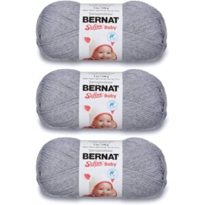 bernat softee baby yarn solids (3-pack) flannel 166030-30044