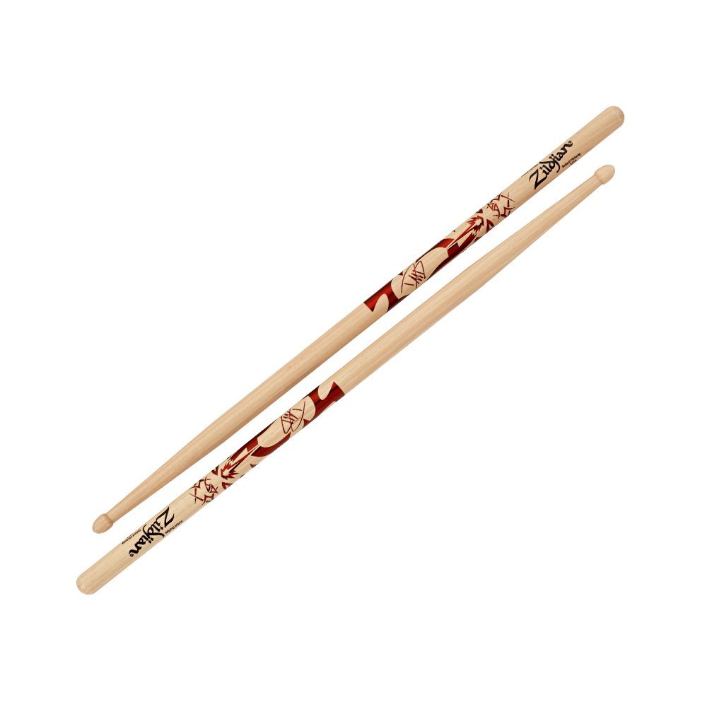 The new Dave Grohl Artist Series Drumstick model also features large dimensions, a length of 16-3/4” and diameter of .600” for extra power and reach as well as an acorn-shaped tip for sound clarity. Crafted from 100% U.S. Select Hickory, the preferred woo