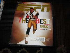 espn magazine (marshall faulk , j.r. rider , rick ankiel , shea ralph, december 11 , 2000)