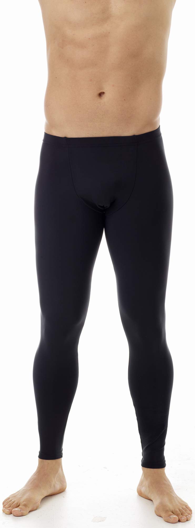 Underworks Men's Compression Pants 6X Black