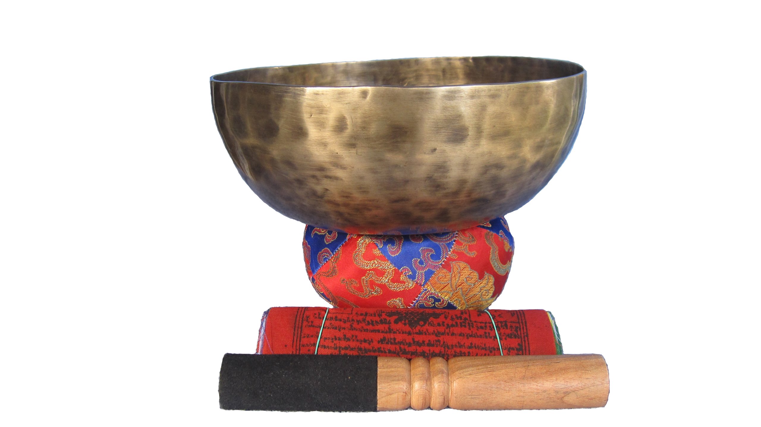 Himalayan Shop 9 Inch Hand Hammered Tibetan Singing Bowl with Suede Covered Mallet