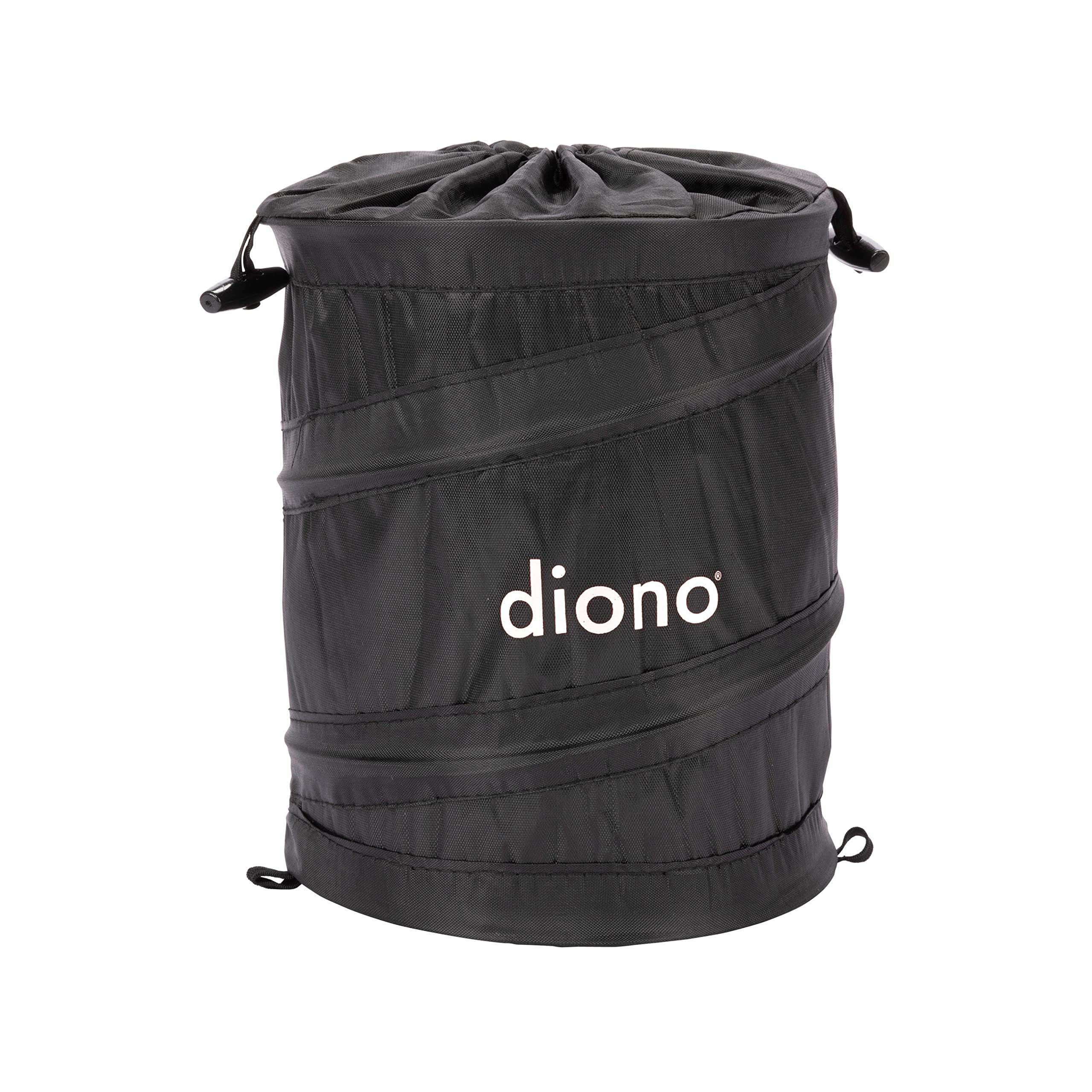 Diono Pop-up Trash Bin, Collapsible Car Trash Can Portable, Small, Leak Proof, Perfect For Keeping Car Clean, Black