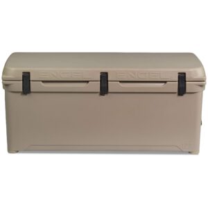 engel eng123-t 108 quart high-performance hard cooler and ice box tan