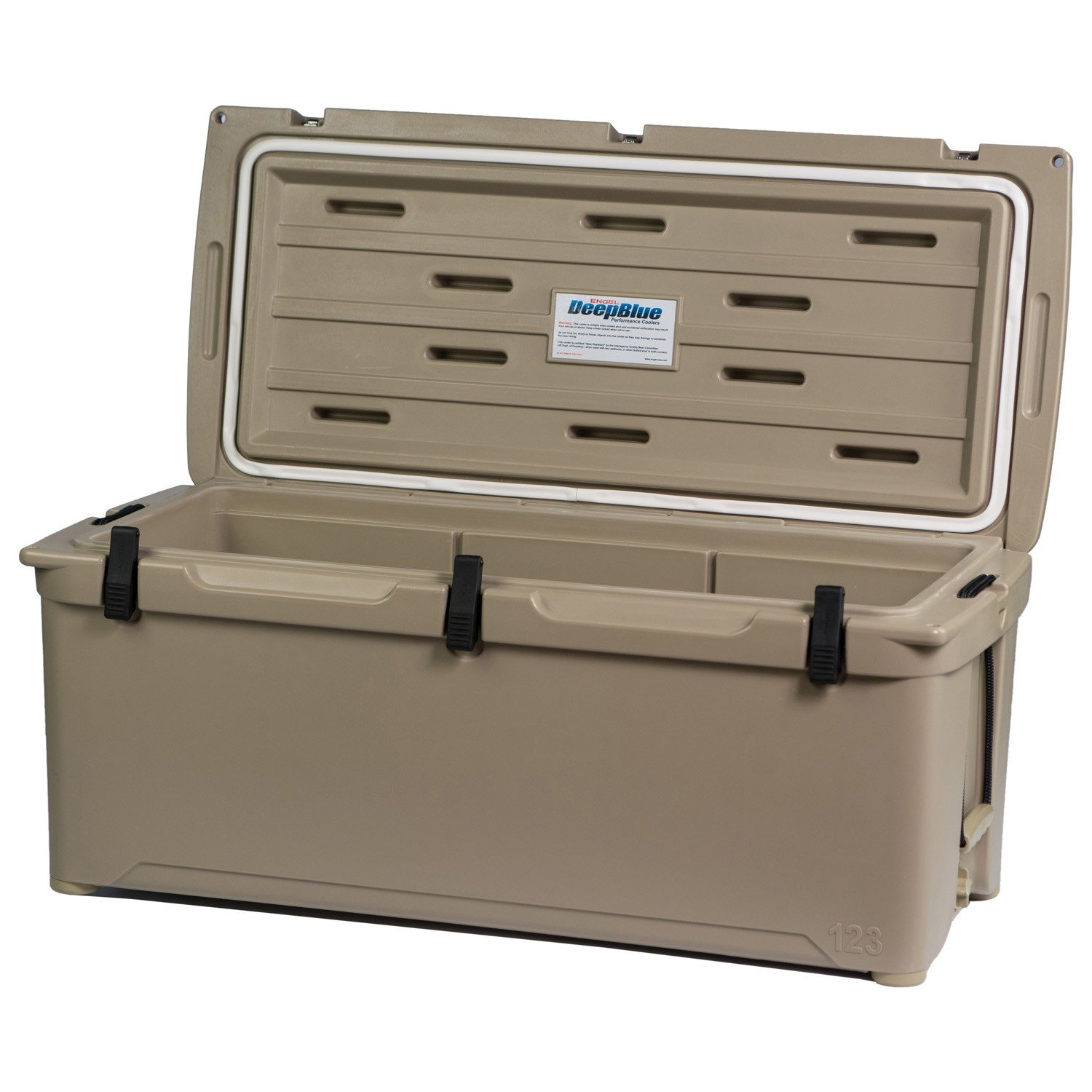 Engel ENG123-T 108 Quart High-Performance Hard Cooler and Ice Box Tan