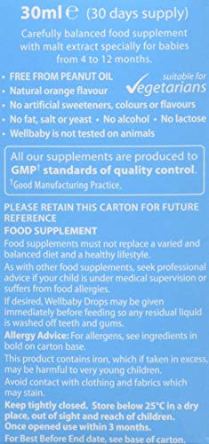 Vitabiotics Wellkid Baby Drops (30ml)