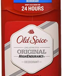 Old Spice High Endurance Original Scent Men's Deodorant, 2.25 Oz (Pack of 6), Red