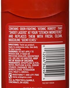 Old Spice High Endurance Original Scent Men's Deodorant, 2.25 Oz (Pack of 6), Red