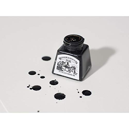 Winsor & Newton Drawing Ink, 14ml Bottle, Silver