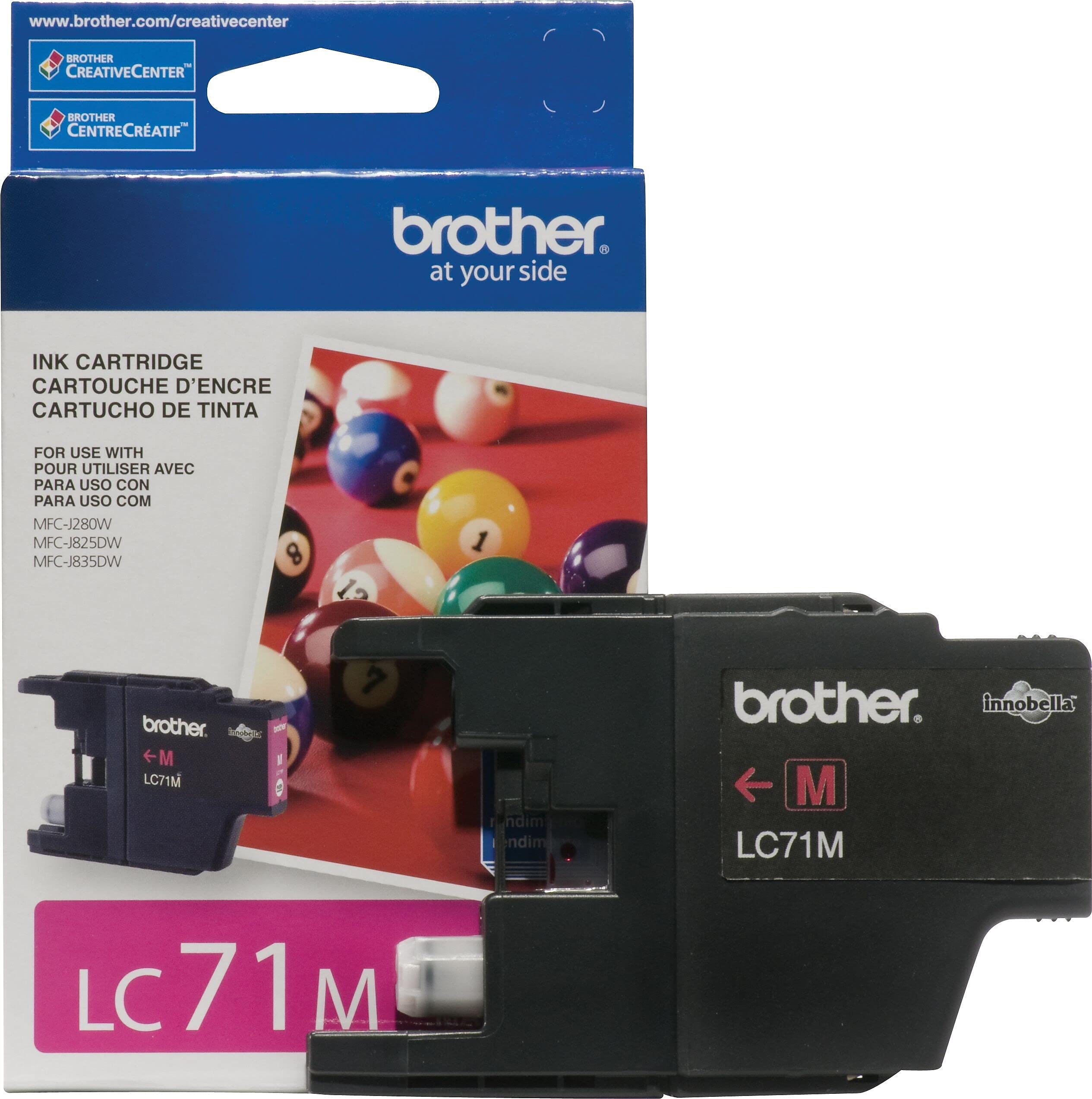 Brother Printer LC71M Standard Yield Magenta Ink