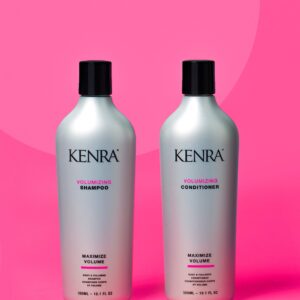 Kenra Volumizing Shampoo | Maximize Volume | Creates Body, Bounce & Fullness | Increases Volume By 30% | Extends Lift From Stylers By Up To 155% | Fine To Medium Hair | 10.1 fl. Oz