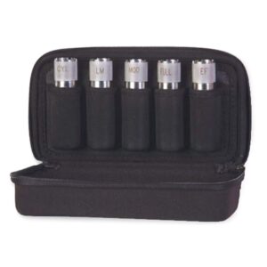 CARLSON’S Protective Choke Case [ Fit 5 Choke Tubes ] EVA Molded Foam Exterior | Scratch-Resistant | Lightweight - Black