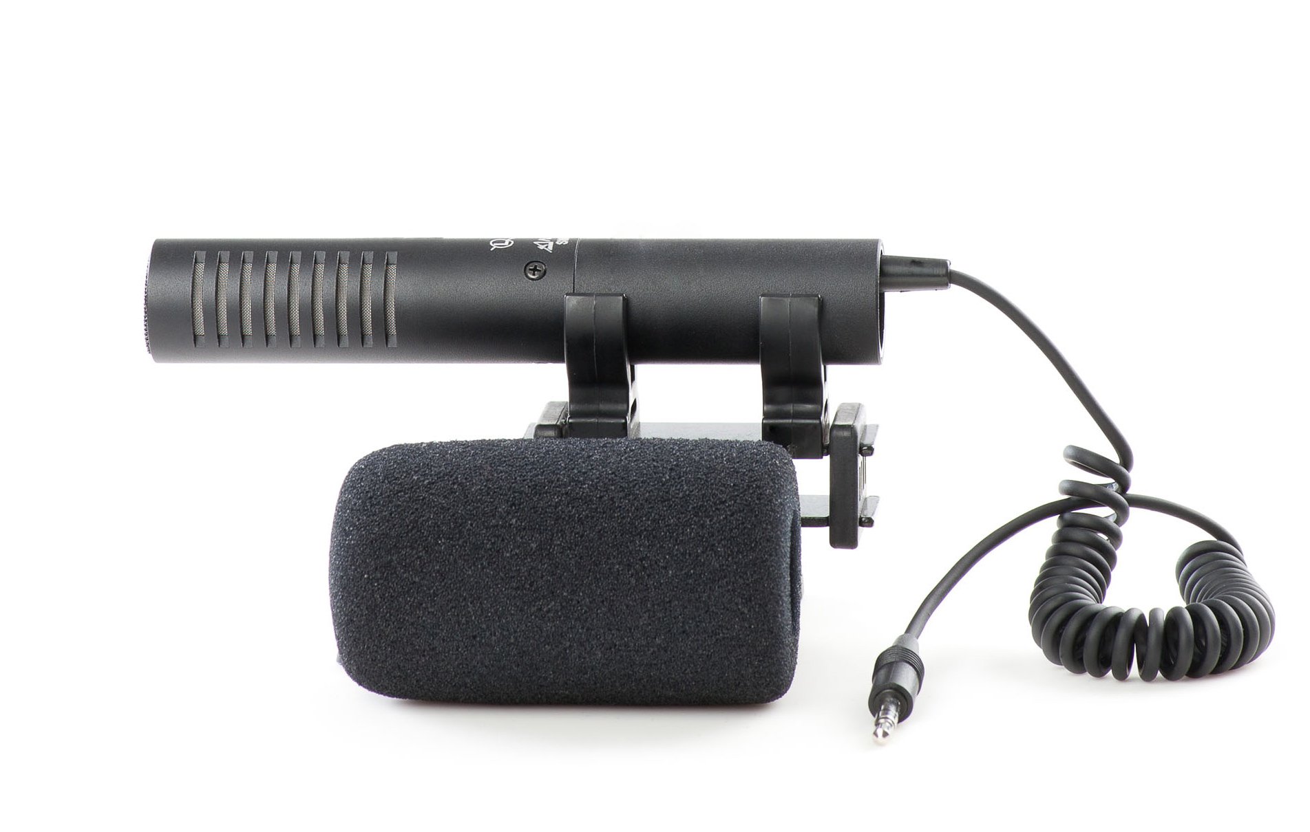 Azden SMX-20 Compact High-Performance Directional Stereo mic with stereo mini-plug output cable, windscreen and shock-mount holder