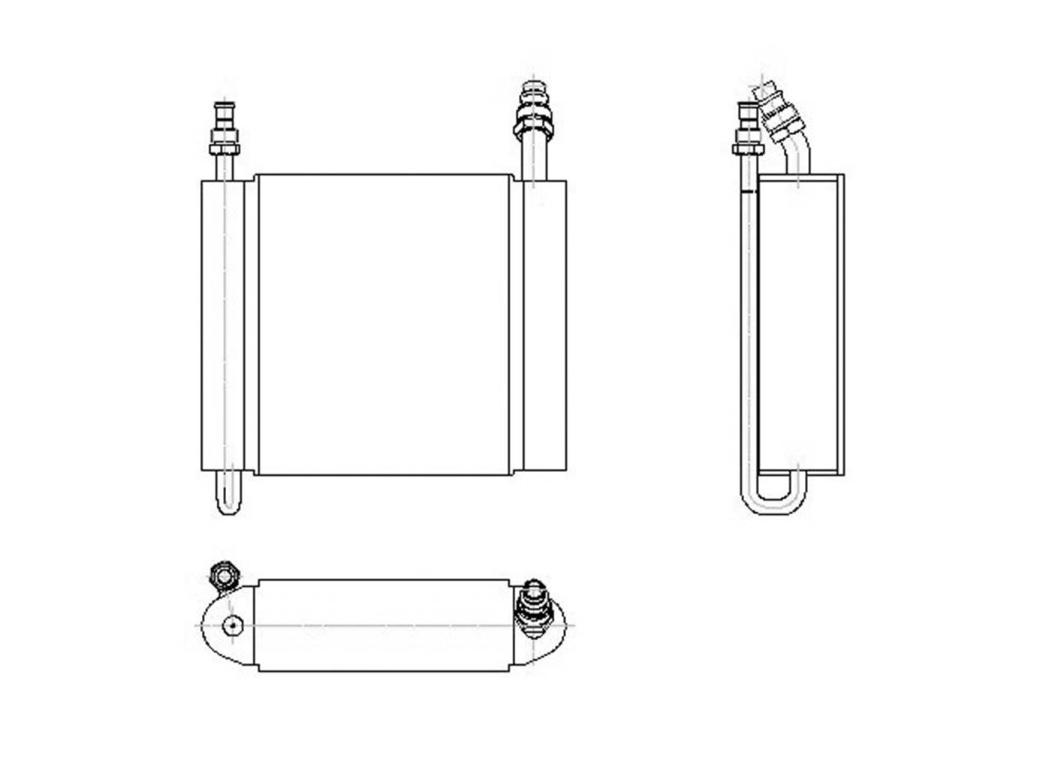 TYC 96015 Ford Replacement Heater Core