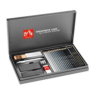 caran d'ache graphite line gift box set (3000.415)