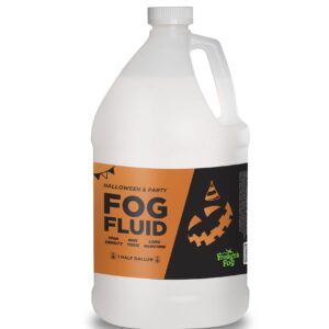 Froggy's Fog Halloween and Party Fog Fluid, High Output Long-Lasting Fog Juice for 400-1500 Watt Water-Based Fog Machines, Great for Pro & Home Haunters, Theatrical Effects, DJs, & More, Half Gallon