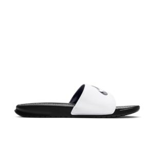 Nike Men's Benassi Just Do It Athletic Sandal, White, 9 D(M) US