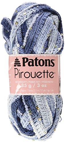 Patons Pirouette Sparkle Yarn, Twilight Sparkle