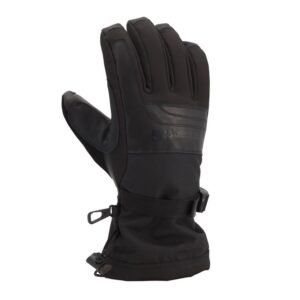 carhartt men's vintage cold snap insulated work glove, black, small (pack of 1)