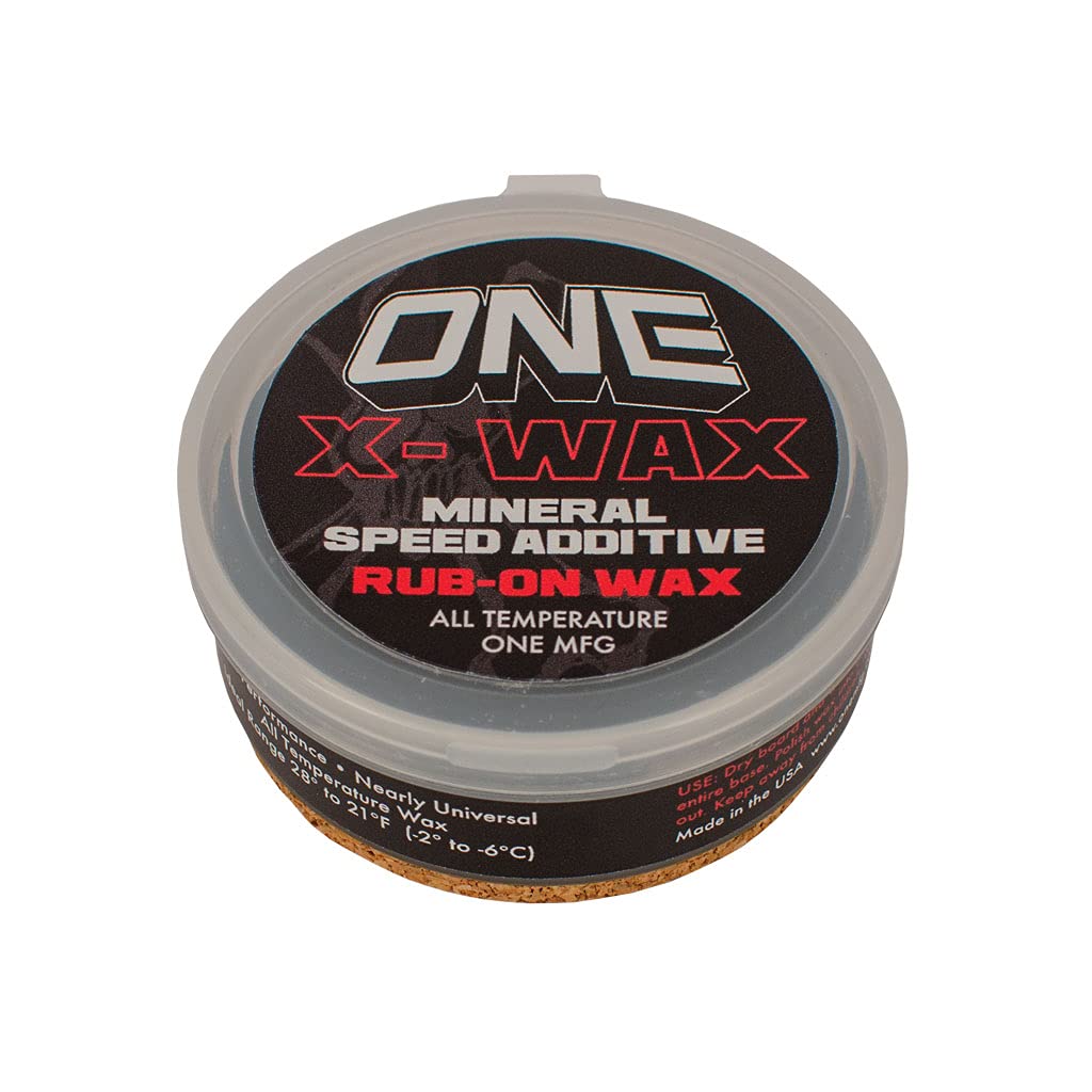 ONEBALL One Mfg X-Wax Rub-On Snowboard & Ski Wax 30g - Our fastest wax, in a convenient rub on container.