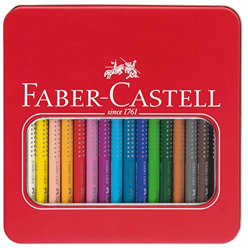 Faber - Castell Jumbo Grip Colour Pencils Tin