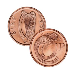 American Coin Treasures Horseshoe Lotto Scratcher, Irish Penny Coin Keychain