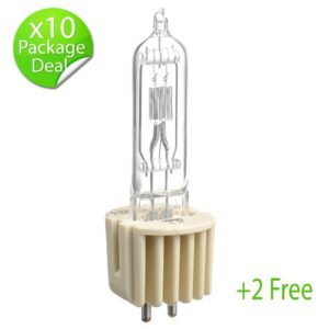 12Pk - USHIO HPL 375w /115X Long Life halogen bulb