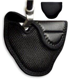 synthetic leather mallet putter cover for heel shafted putters (right)