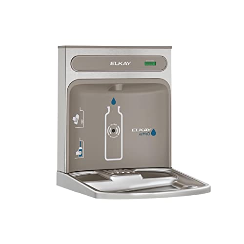 Elkay EZWSRK Bottle Filling Station, 18.81 x 17.88 x 3.56 inches, Stainless Steel