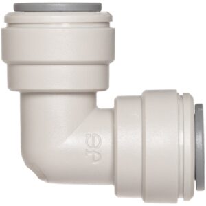 John Guest Acetal Copolymer Tube Fitting, Union Elbow, 1/4" Tube OD (Pack of 10)