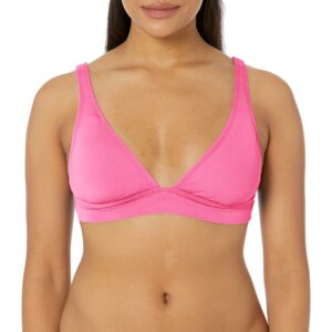 Billabong womens Aloha Banded Tri Bikini Top, Shaka Pink, Medium US