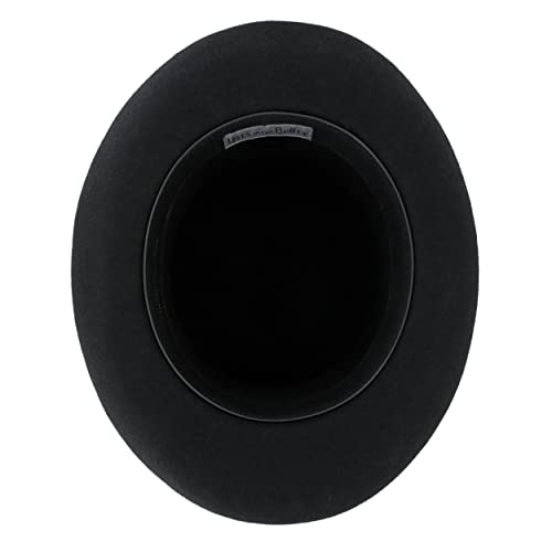 Hats in the Belfry John Bull Theater-Quality Mens100% Wool Felt Top Hat in Black Large