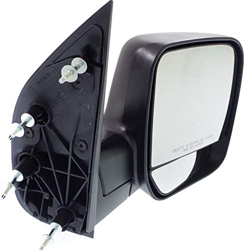 Kool Vue Right Manual Door Mirror Compatible With Ford E-350 Super Duty 2002-2008 Without Puddle Lamp Textured