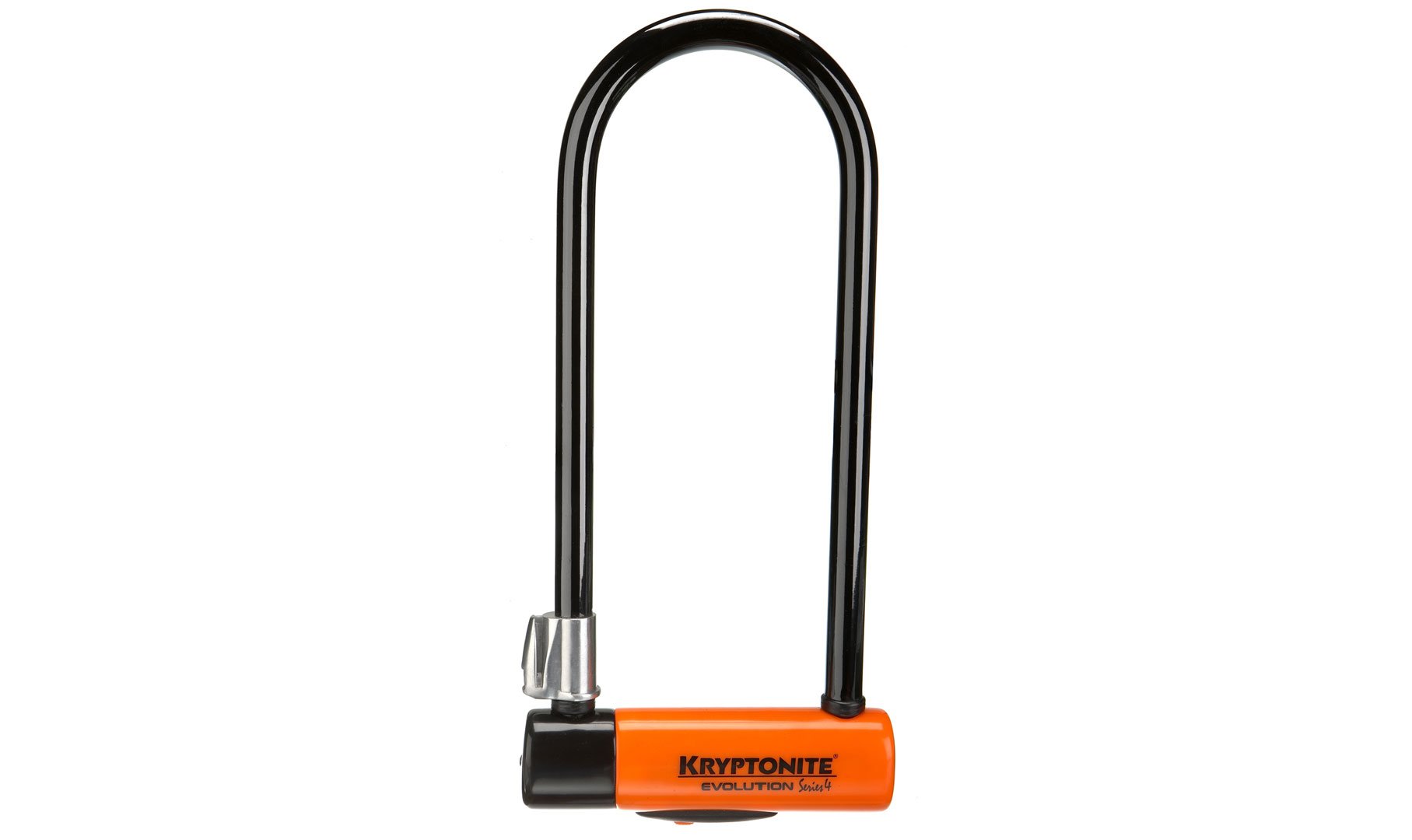 Kryptonite Evolution Series-4 LS Heavy Duty Bicycle U Lock Bike Lock with Transit FlexFrame Bracket (4-Inch x 11.5-Inch)